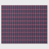 Classic Red Tartan Kariert - zeitlos und elegant Geschenkpapier (Flach)