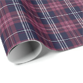 Classic Red Tartan Kariert - zeitlos und elegant Geschenkpapier (Rolleneckpunkt)