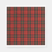 Classic Red Tartan Paper Napkins Serviette (Vorderseite)