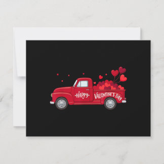Classic Red Truck Happy Valentine's Day Farmhouse 