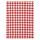 Classic Red & White Gingham Karo Tischdecke (Vorderseite)
