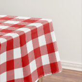 Classic Red & White Gingham Karo  Tischdecke (Beispiel)
