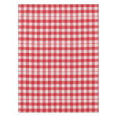 Classic Red & White Gingham Tablecloth  Tischdecke (Vorderseite)