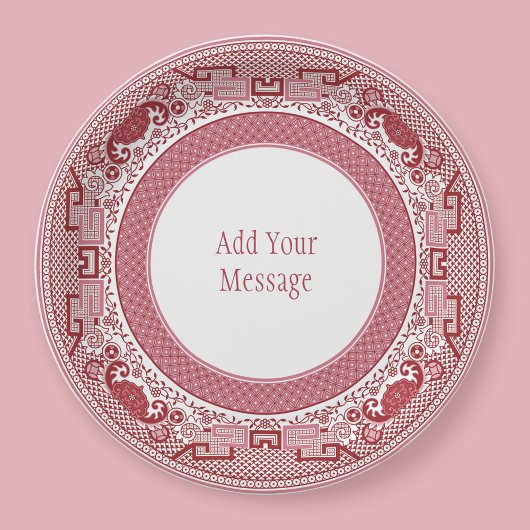 Classic Red Willow Paper Teller