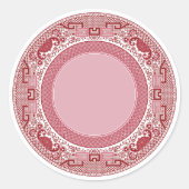 Classic Red Willow Stickers (Vorderseite)