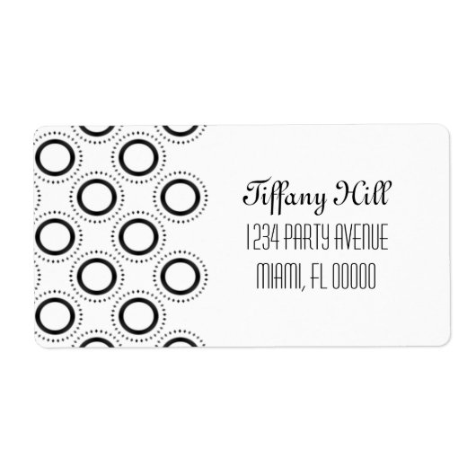 Classic Refinement Shipping Labels (Vorne)