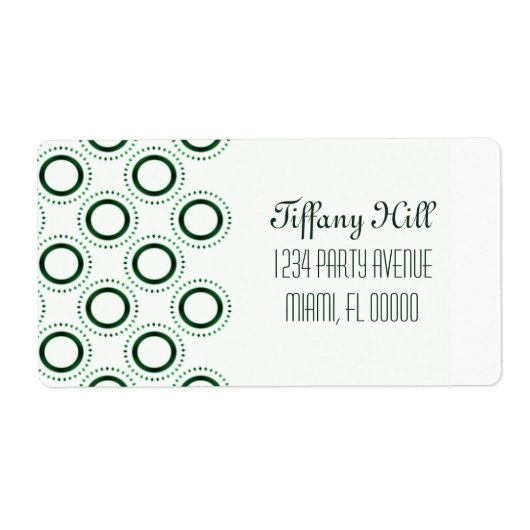 Classic Refinement Shipping Labels (Vorne)