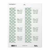 Classic Refinement Shipping Labels (Vorne)