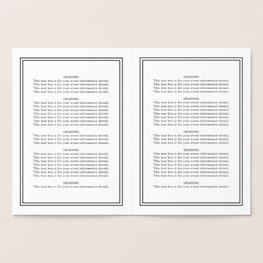 Classic Religious Baptism Program Gold Foil Folienkarte (Innenseite)