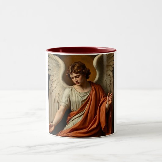 Classic Renaissance Angel Coffee Mug Zweifarbige Tasse (Mittel)