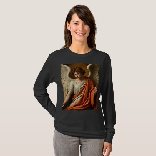 Classic Renaissance Angel Women's Long Sleeve Tee (Vorne ganz)