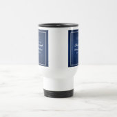 Classic Retirement Golf Thema Blue White Reisebecher (Mittel)