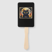 Classic Retro Black Cat Halloween T-Shirt Classic Fächer (Vorderseite)