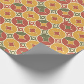 Classic Retro Corporate Holiday Geschenkpapier (Ecke)