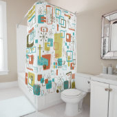 Classic Retro Duschvorhang (Beispiel)