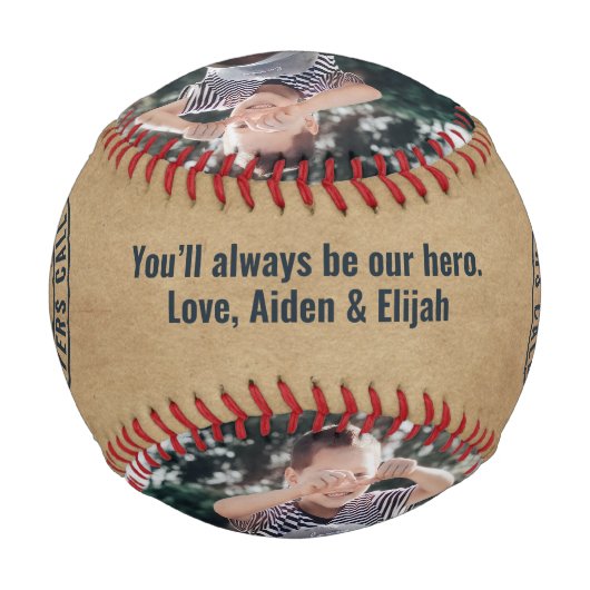 Classic Retro For Dad From Kids Fun Baseball (Vorderseite)