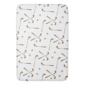 Classic Retro Golf Golfer Klettergarten Ball Muste Badematte (Vorderseite Vertikal)