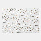 Classic Retro Golf Golfer Klettergarten Ball Muste Geschirrtuch (Horizontal)