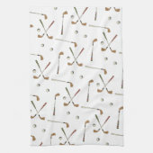 Classic Retro Golf Golfer Klettergarten Ball Muste Geschirrtuch (Vertikal)