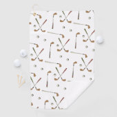 Classic Retro Golf Golfer Klettergarten Ball Muste Golfhandtuch (Insitu)