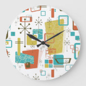 Classic Retro Große Wanduhr (Vorderseite)