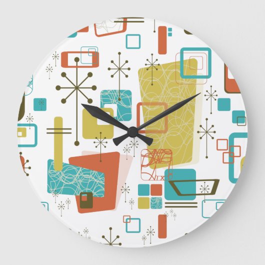 Classic Retro Große Wanduhr (Vorderseite)