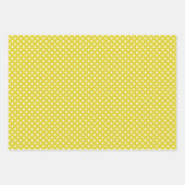 Classic Retro Polka Dots Red Green Yellow Theme Geschenkpapier Set (Vorderseite 2)