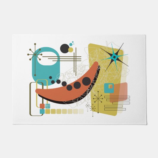 Classic Retro Redux Door Mat Fußmatte (Vorderseite)