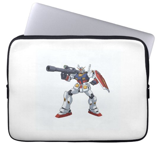Classic Retro RX-78-2 Gundam Mecha Anime Illustrat Laptopschutzhülle (Vorderseite)