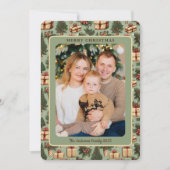 Classic Retro Vintages Foto Weihnachten (Vorderseite)