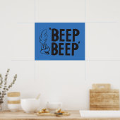 Classic ROAD RUNNER™ BEEP BEEP!™ Poster (Küche)