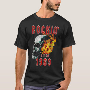 Classic Rock 1989 32. Geburtstagsrock and Roll Dis T-Shirt
