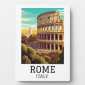 Classic Rome Italy Colosseum Historic Fotoplatte (Vorderseite)