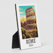 Classic Rome Italy Colosseum Historic Fotoplatte (Seite)