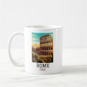 Classic Rome Italy Colosseum Historic Kaffeetasse (Links)