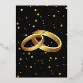 Classic Rope Wedding Folieneinladung (Rückseite)