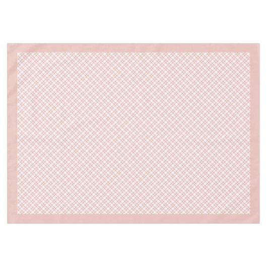 Classic Rose Gold Karo Tablette für Zuhause Tischdecke (Vorderseite (Horizontal))