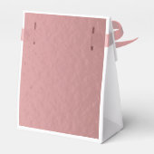 Classic Rose Gold Minimalistisch Design Urlaub Par Geschenkschachtel (Rückseite)