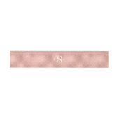 Classic Rose Gold Wedding Invitation Bands Einladungsbanderole (Flach)