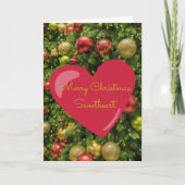 Classic Rote Rose Sweetheart Weihnachten (Vorderseite)