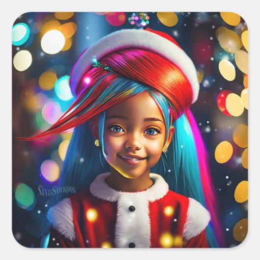 Classic Round Corner Square Stickers (Vorderseite)