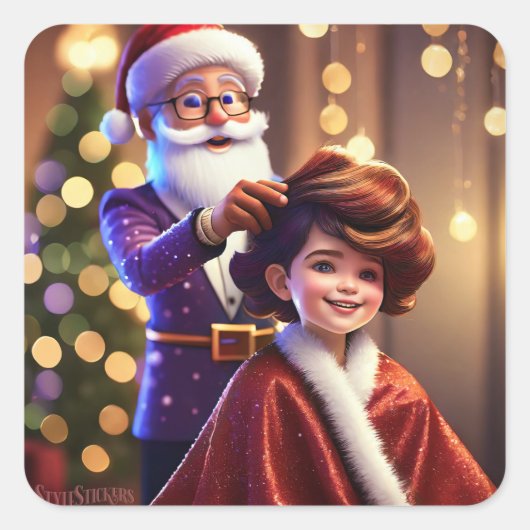 Classic Round Corner Square Stickers (Vorderseite)