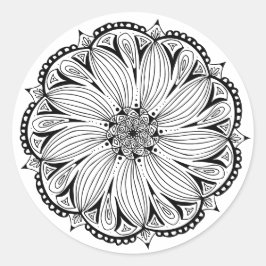 Classic Round Mandala Sticker