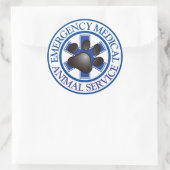 CLASSIC ROUND RUNDER AUFKLEBER (Tasche)