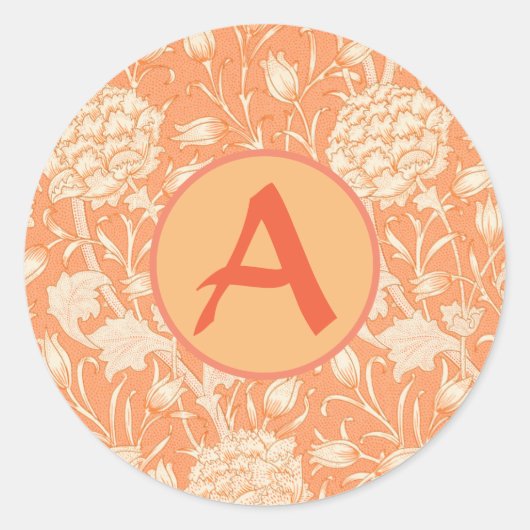 CLASSIC ROUND Sticker CUSTOM MONOGRAMM (Vorderseite)