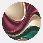 Classic round sticker in stylish graphic (Vorderseite)