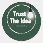 Classic Round Stickers (Vorderseite)