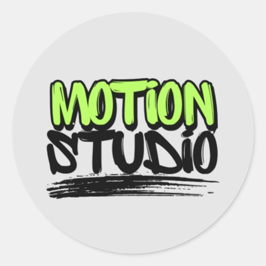 Classic Round Stickers (Vorderseite)