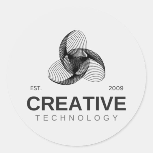 Classic Round Stickers  (Vorderseite)