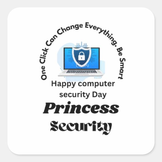 Classic Round Stickers GIFT COMPUTER SECURITY DAY (Vorderseite)